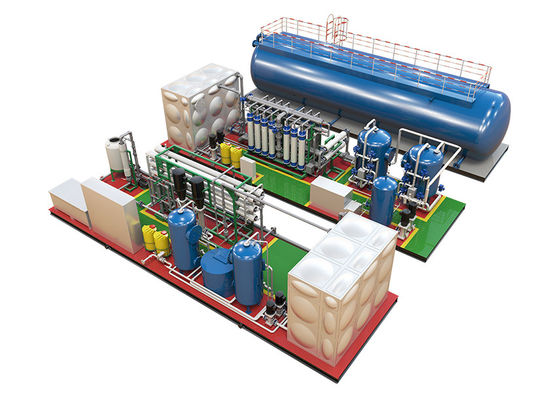 Buy Reverse Osmosis System For Sea Water , Sea Water Ro System Skid Design online manufacture