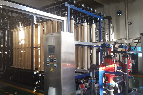 Buy Industrial Water Treatment Ultrafiltration Equipment , 0.1~3bar Ultra Filtration Unit online manufacture
