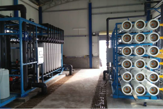 Buy Skid Mounted Seawater Reverse Osmosis RO System With 98% Desalination Rate online manufacture