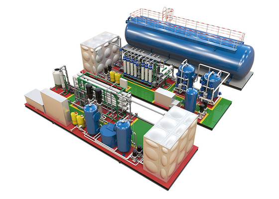 Reverse Osmosis System For Sea Water , Sea Water Ro System Skid Design
