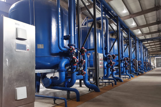 Quartz Sand Industrial Water Filtration Equipment For Chemical And Food Industry