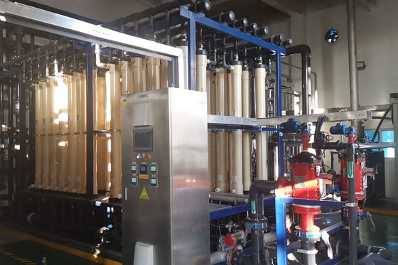 Industrial Water Treatment Ultrafiltration Equipment , 0.1~3bar Ultra Filtration Unit