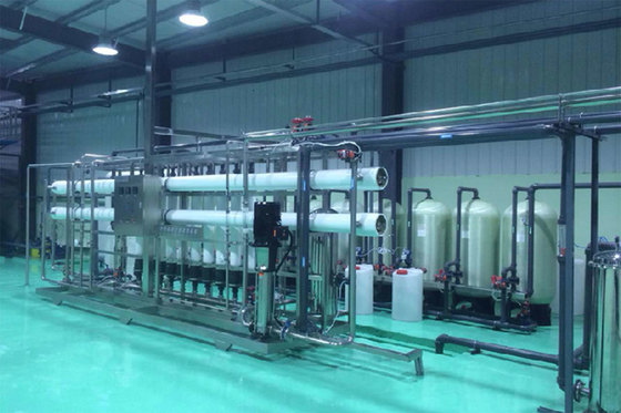 Skid Structure Industrial Single Stage RO System Removal Dissolved Solids