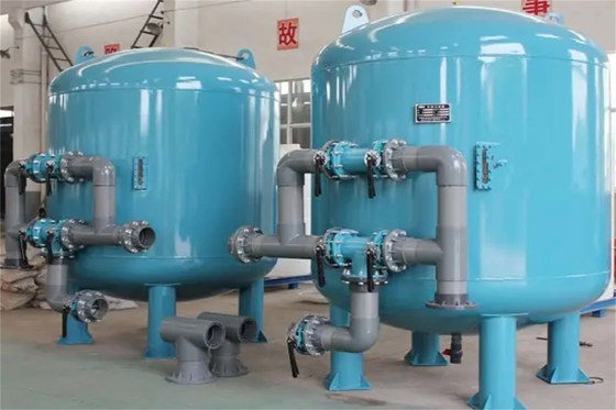 Multi Media Filter Industrial Water Filtration Equipment For Sediment Removal